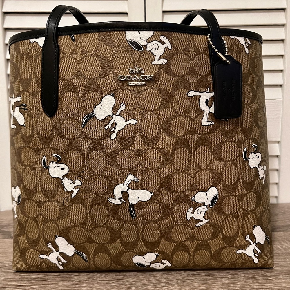 Coach Tote Bag Peanuts